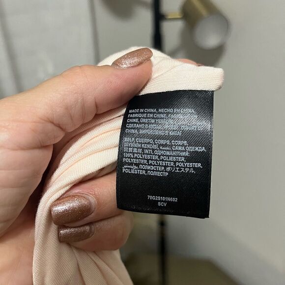 bebe Light Pink Midi Dress - Picture 4 of 4